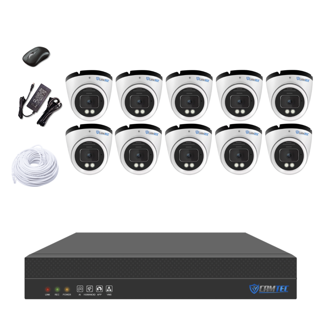 CAMTEC set of 10 security cameras